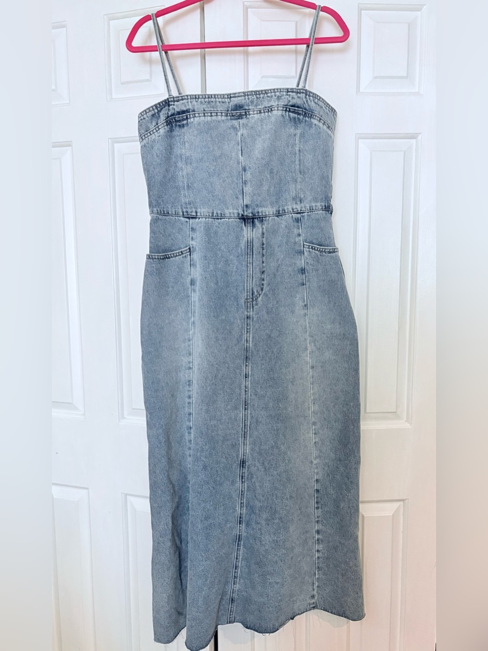 NEW boutique Denim Dress with Light Blue Wash - Denim Dress Spring 2026 Identity